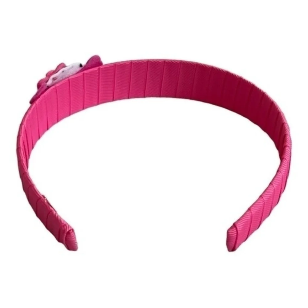 Handmade Pink Funny Girl Skull Headband Hair Band Halloween Accessory NWOT